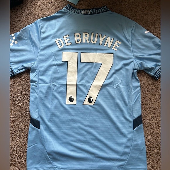 Puma Other - Manchester City #17 Kevin De Bruyne 2024 Home Jersey